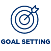 Bullseye icon representing Goal Setting 